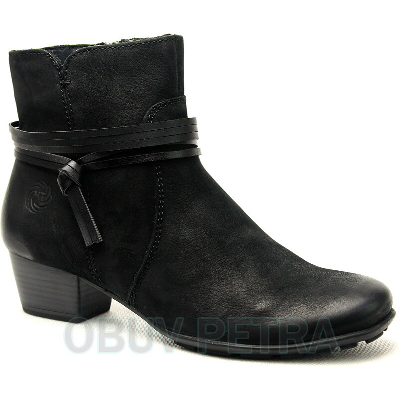 MARCO TOZZI 25390-27 black, dámská kotníková obuv