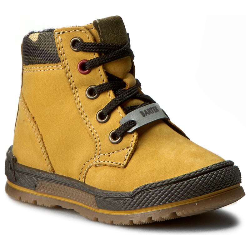 Kotníková obuv BARTEK - 91813-0V8 Žlutá