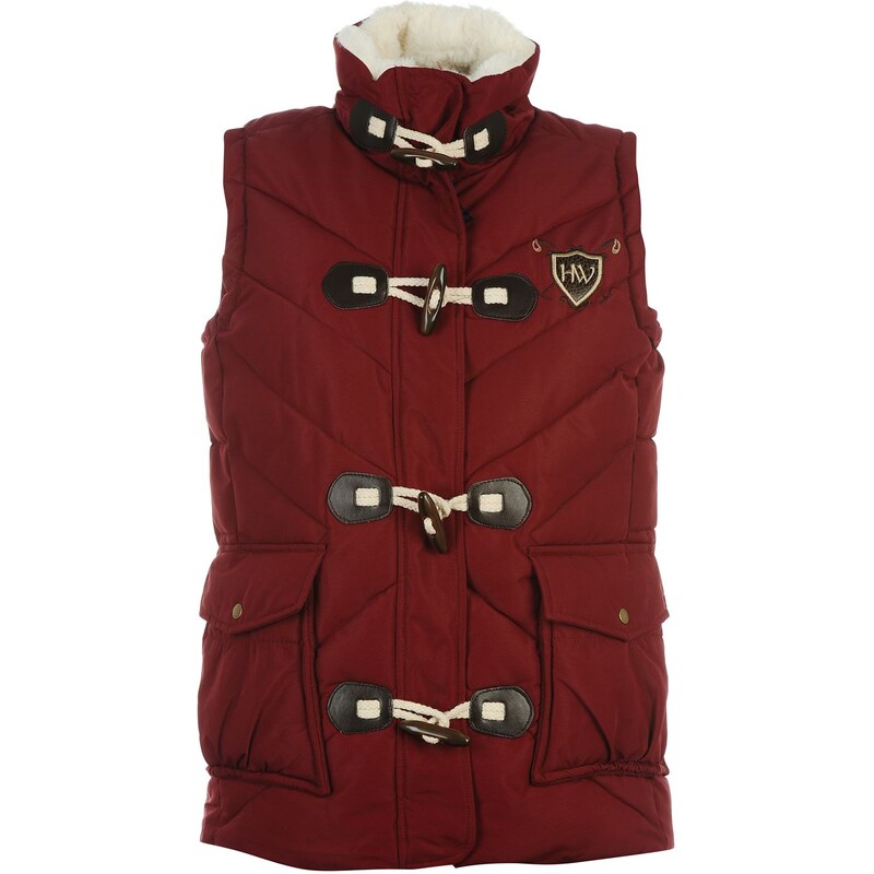 Horseware Polo Biba Ladies Gilet, cordovan wine