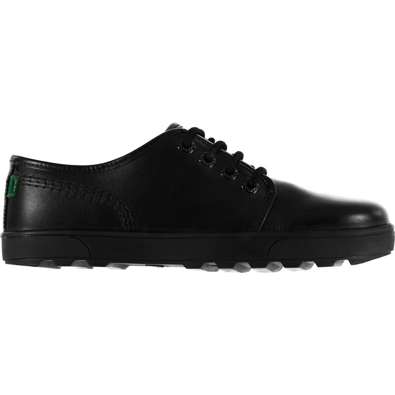 Kickers Disley Lace Boys Shoes, black