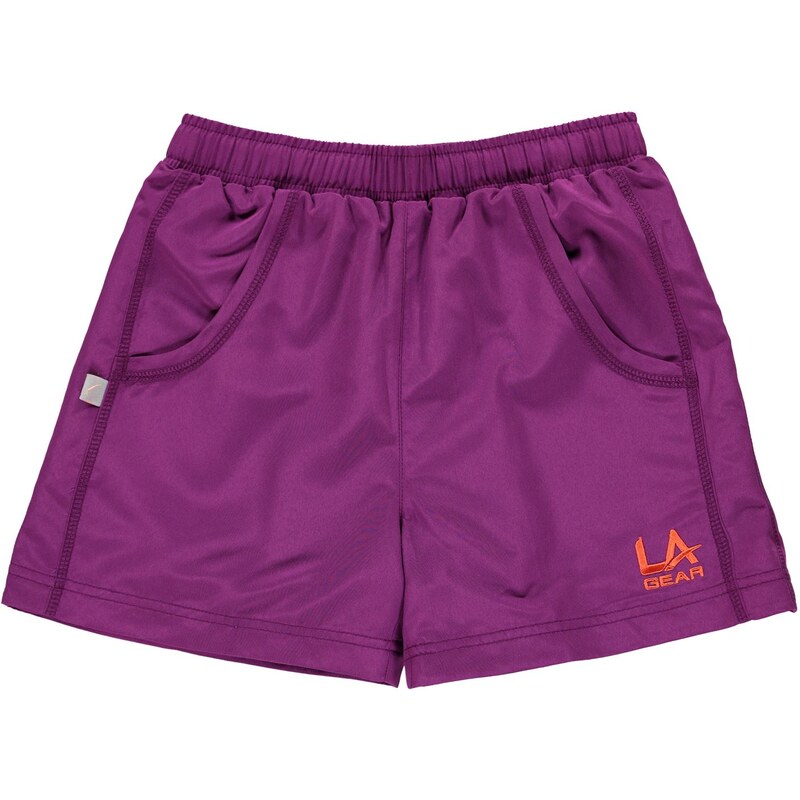 LA Gear Woven Shorts Junior Girls, purple