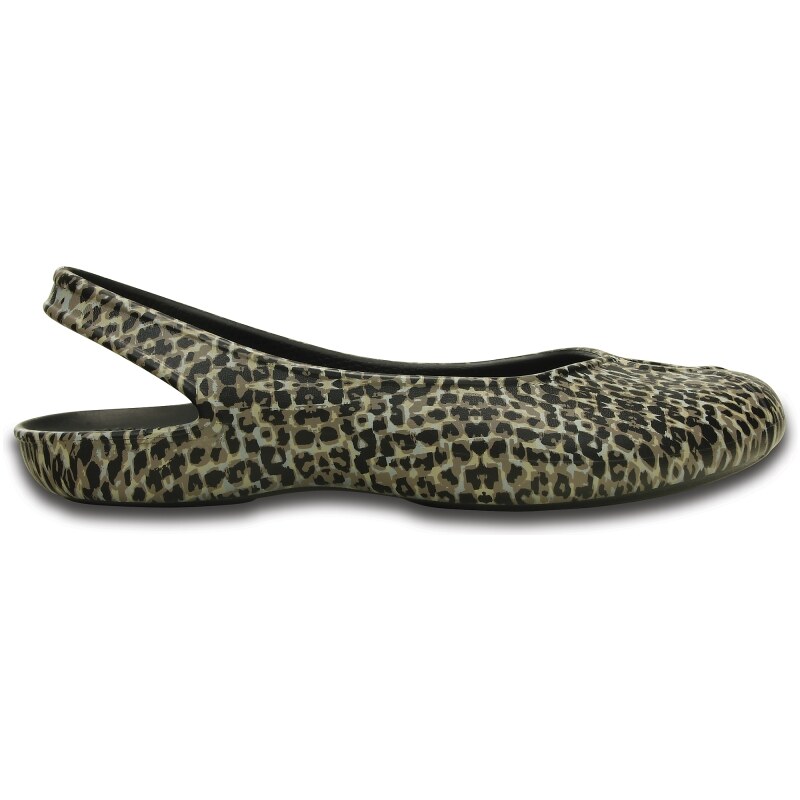 Crocs Olivia II Leopard Print Flat - Leopard, W9 (39-40)