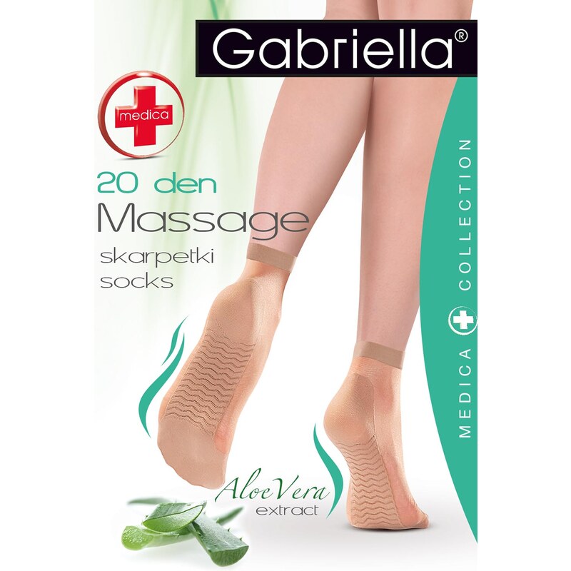 silonky Gabriella Medica 20 Massage code 623, béžová - světle - 7