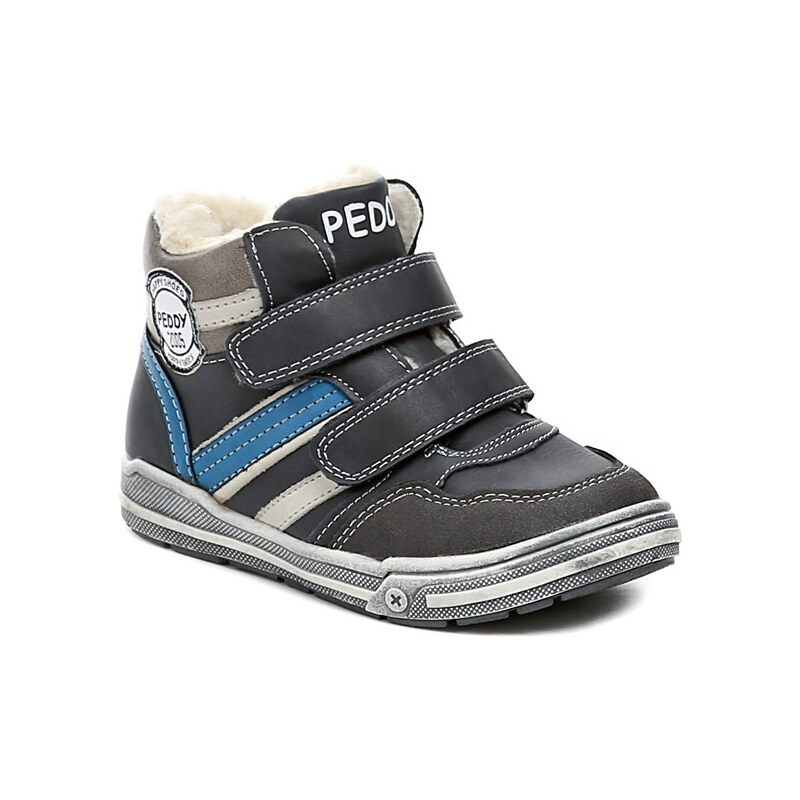 Dětská obuv Peddy PV-636-37-03 modré chlapecké zimní boty