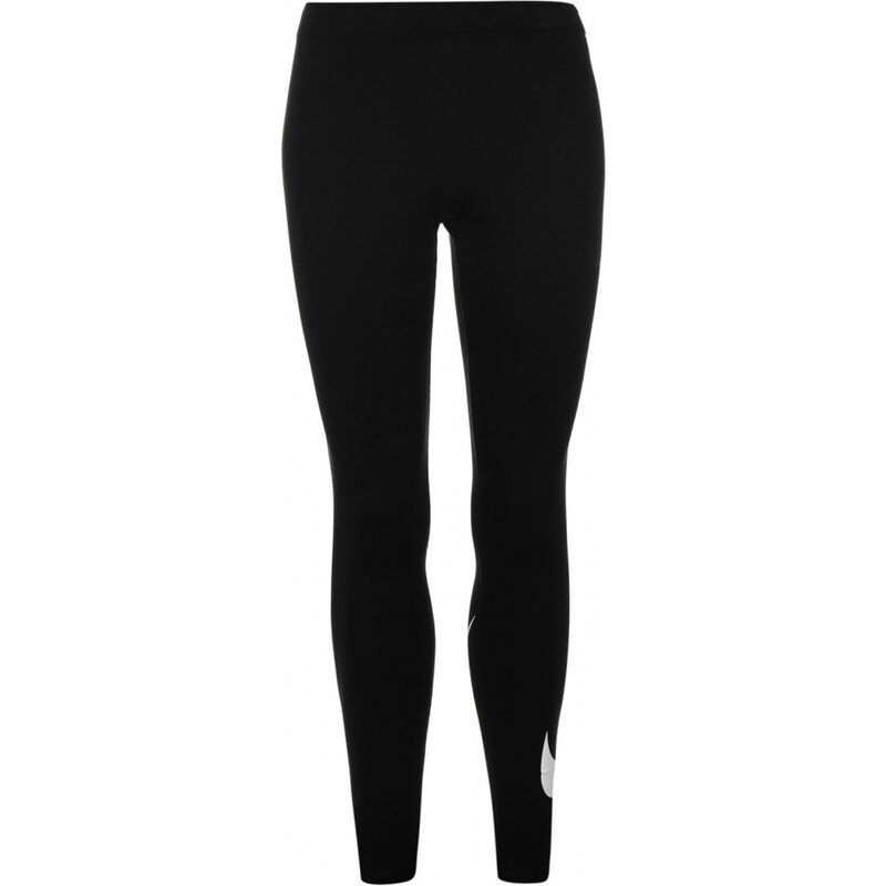 Nike Swoosh Leggings Womens, black/white