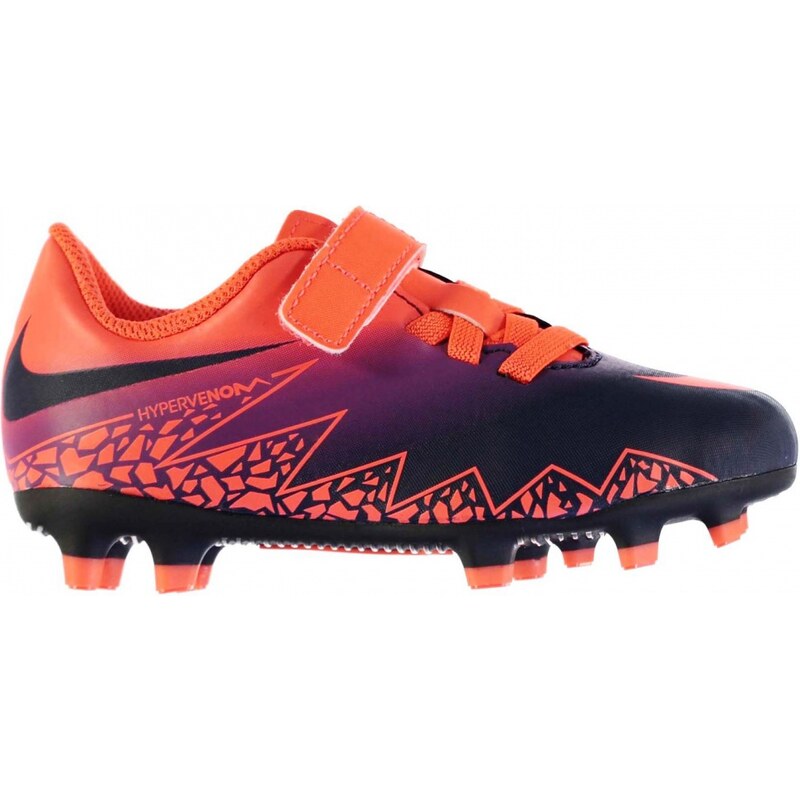 Nike Hypervenom Phade FG Football Boots Children, orange/purple
