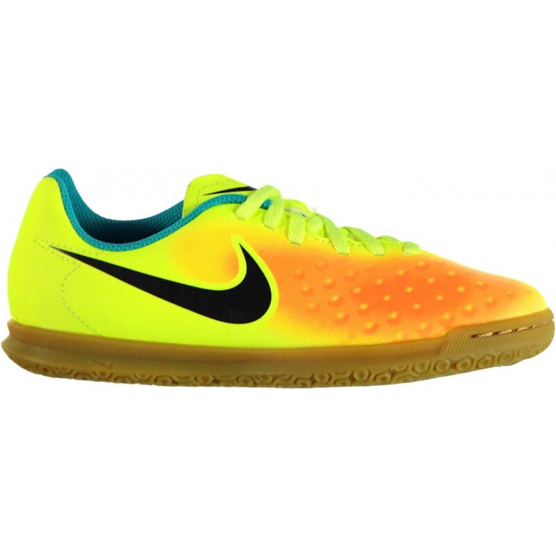 Nike Magista Ola Indoor Court Trainers Junior, volt/blk/orange