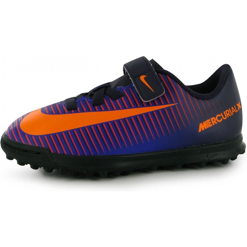 Nike Mercurial Vortex 3 Childrens Football Trainer, purple/citrus