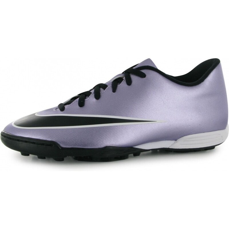 Nike Mercurial Vortex Junior Astro Turf Football Boots, urban lilac/blk