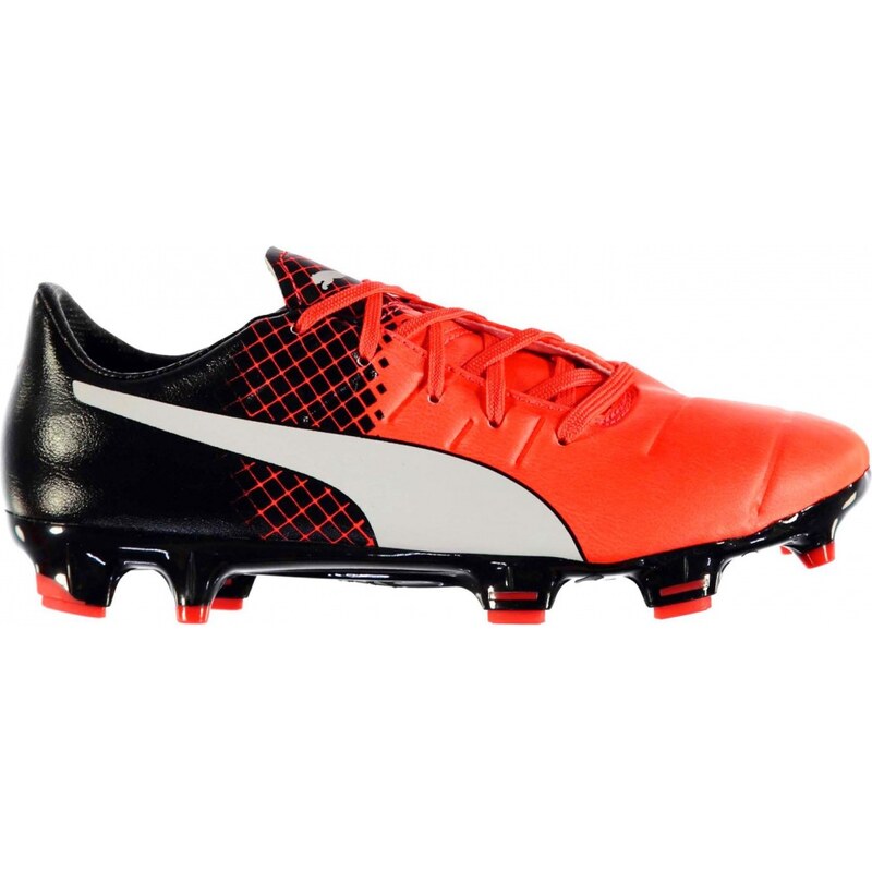 Puma Evo Power 3.3 FG Football Boots Juniors, red/black