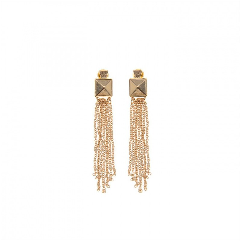 USC Chandelier Earrings, gold