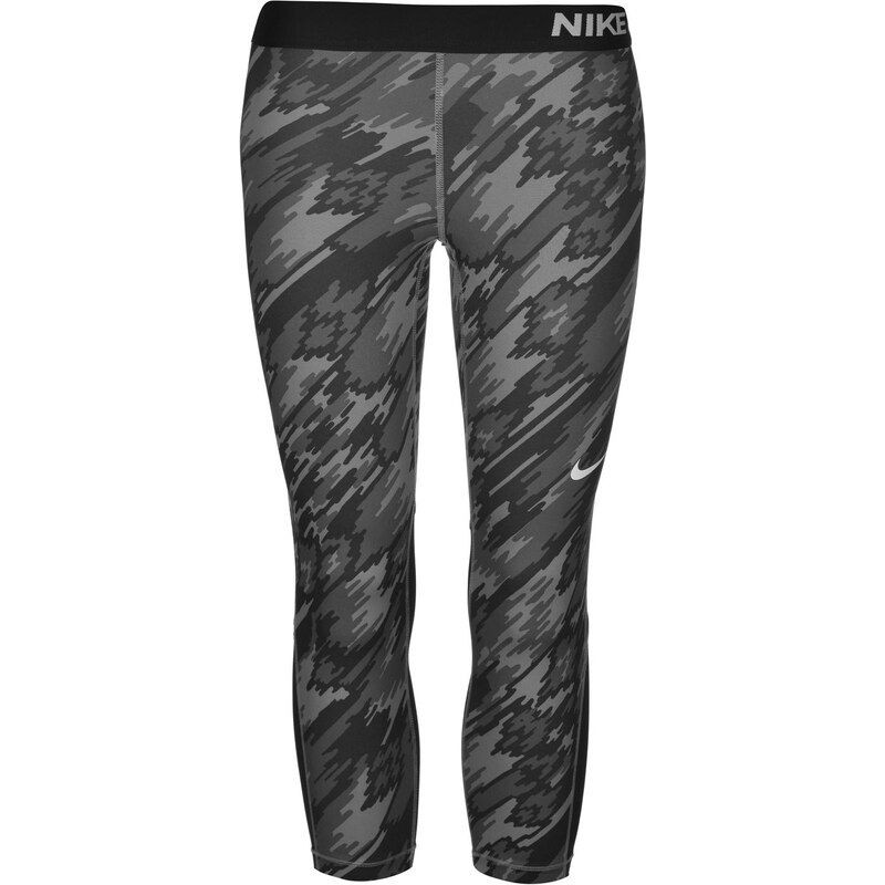Nike Pro Graphic Training Capri Pants Ladies, black/grey