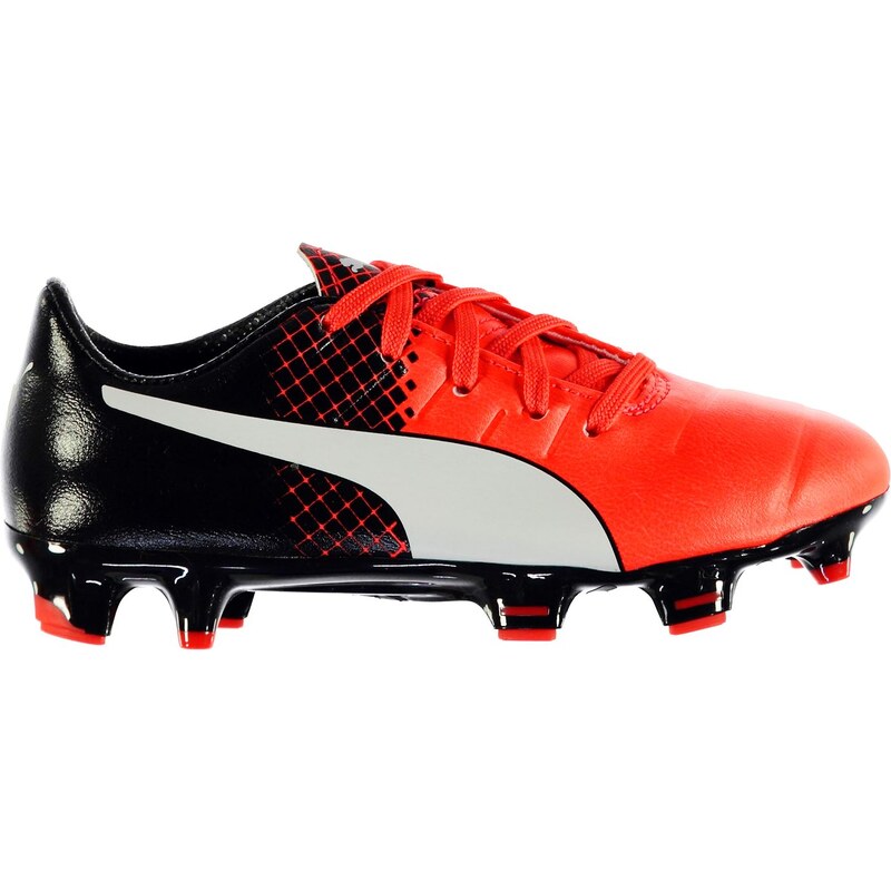 Puma Evo Power 3.3 FG Football Boots Childrens, red/black