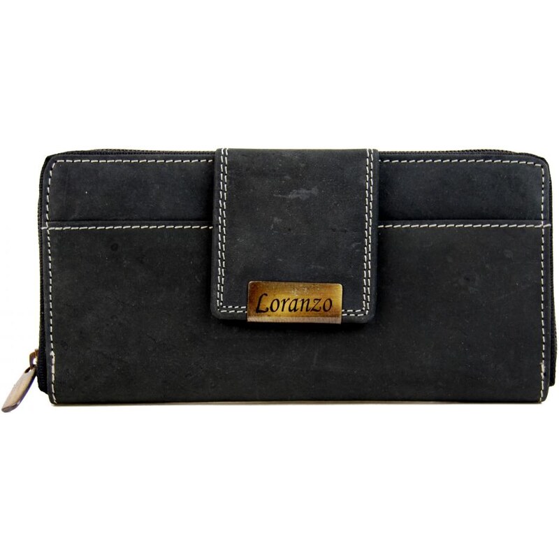Dámská kožená peněženka LORANZO 952 černá