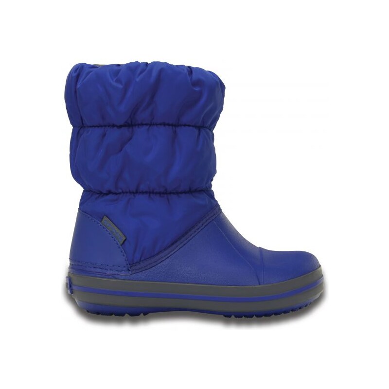 Crocs Winter Puff Boot Kids Cerulean Blue/Light Grey