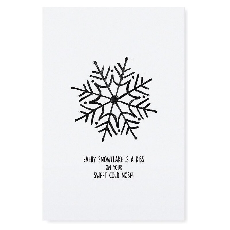 TAFELGUT Obrázek/pohlednice Every snowflake