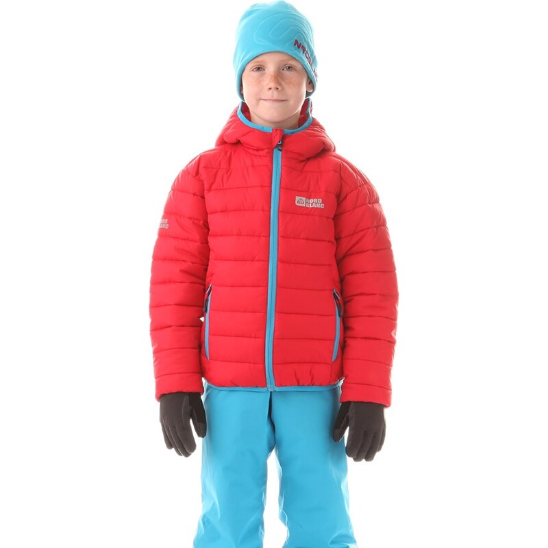Dětská zimní chlapecká bunda Nordblanc Will červená