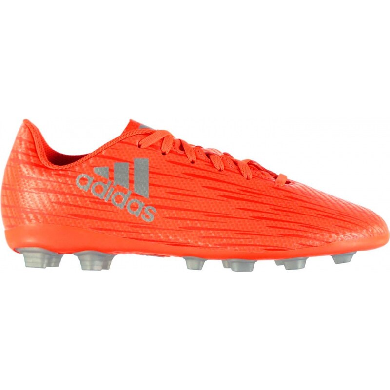 Adidas X 16.4 FG Football Boots Childrens, solar red