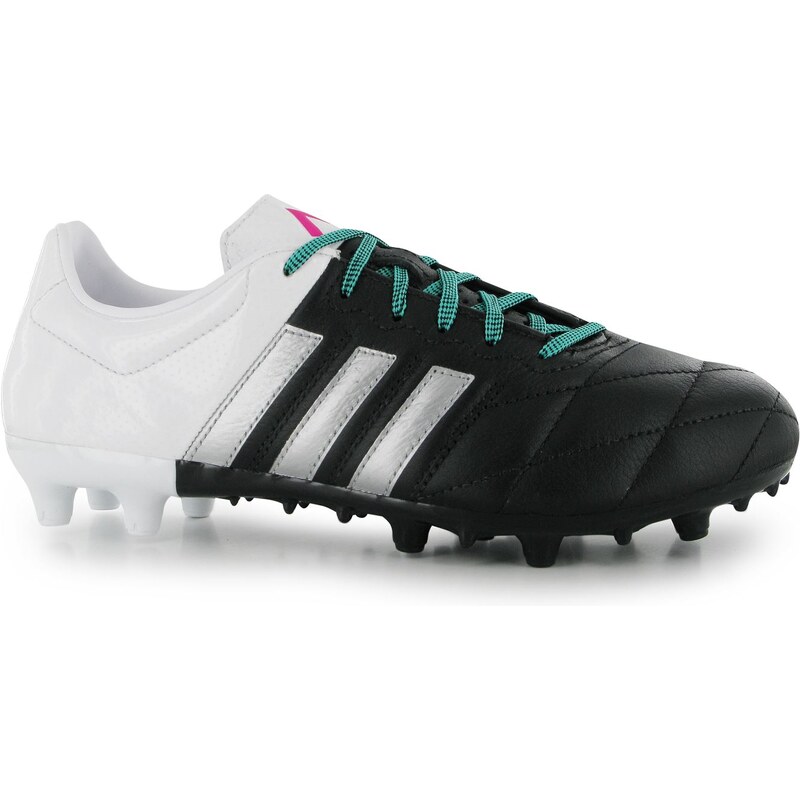 Adidas Ace 15.3 Leather FG Mens Football Boots, black/mattesilv
