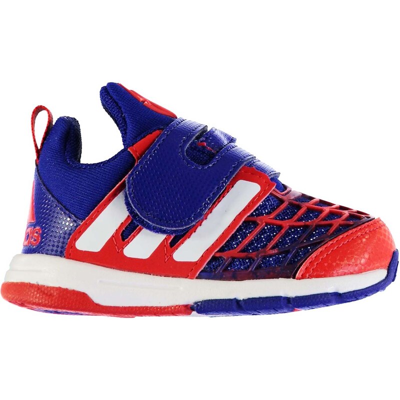Adidas SpiderMan Infants Trainers, royal/wht/red