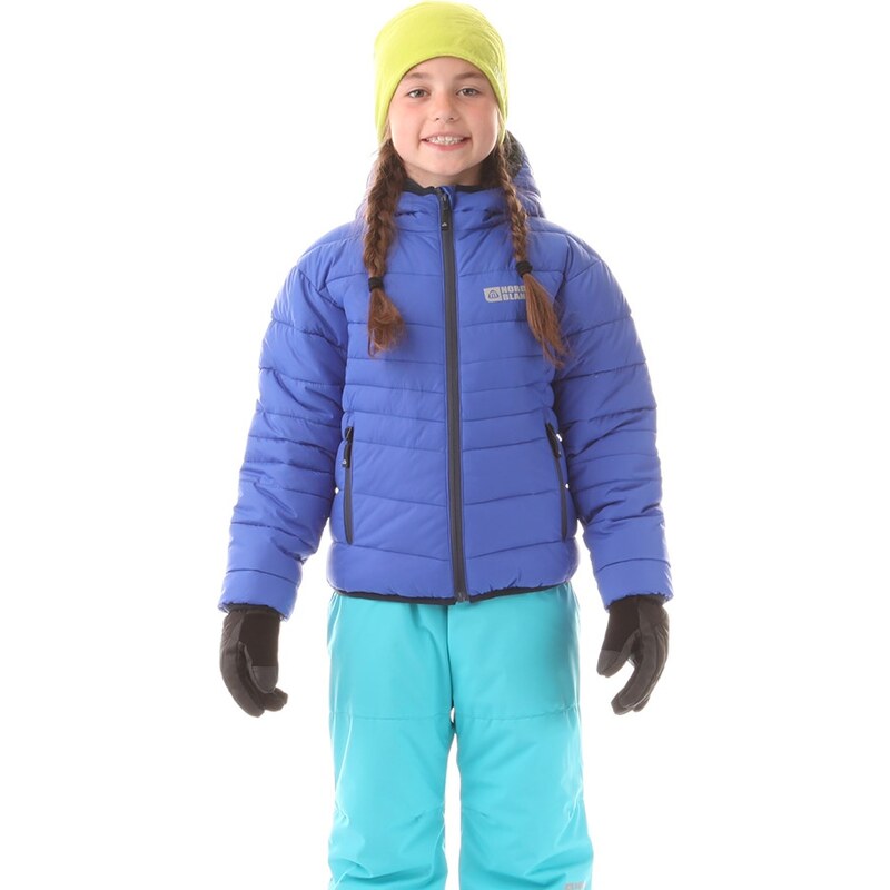 Dětská dvoubarevná zimní bunda Nordblanc Allegiance modrá
