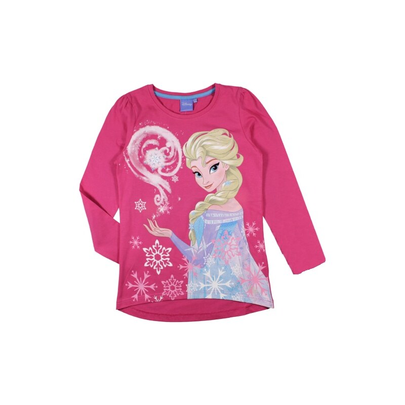E plus M Dívčí tričko Frozen - růžové