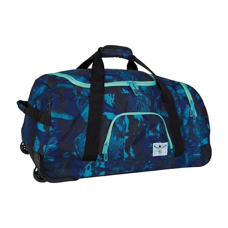 CHIEMSEE Cestovní taška na kolečkách ROLLING DUFFLE LARGE 5021003-00041 černo-modrá