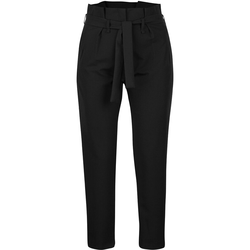 Černé kalhoty s vysokým pasem Haily´s Vanny