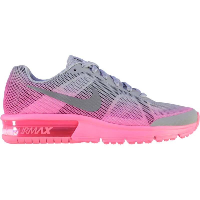 Nike Dart 9 Girls Running Shoes Grey/Pink