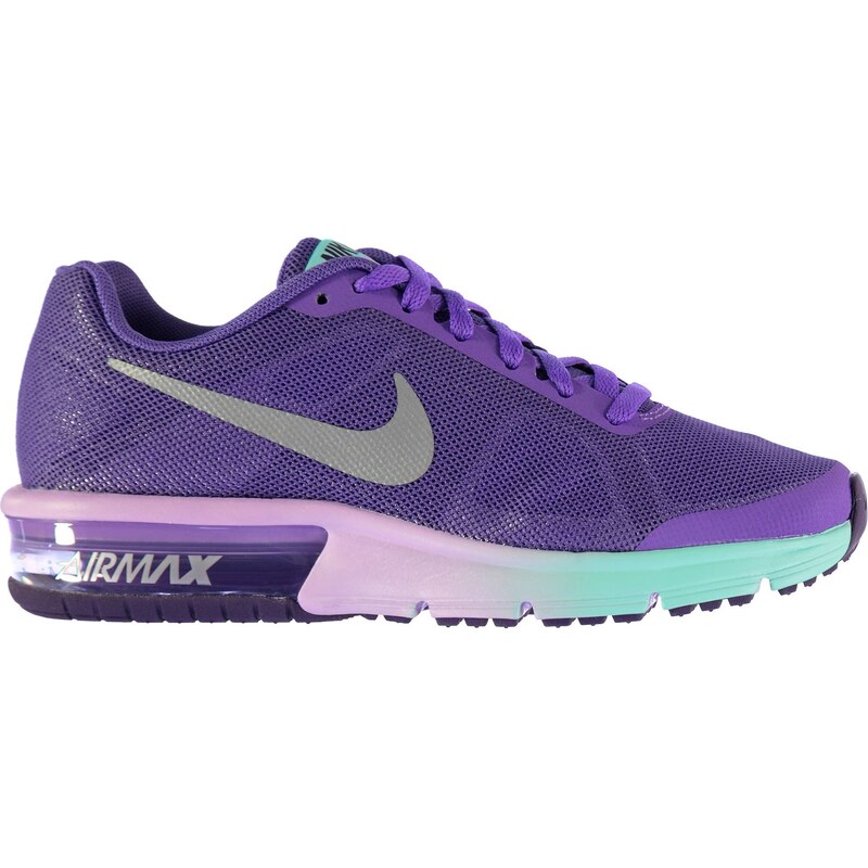 Nike Dart 9 Girls Running Shoes Purple/Silver
