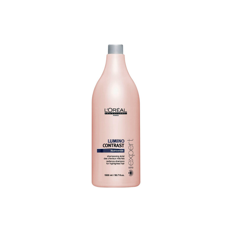 L´Oréal Paris Expert Lumino Contrast Shampoo 1500ml Šampon na poškozené, barvené vlasy W Šampon pro melírované vlasy