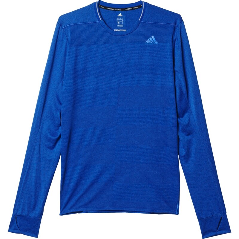 Pánské tričko adidas Supernova Long Sleeve Tee Men modrá
