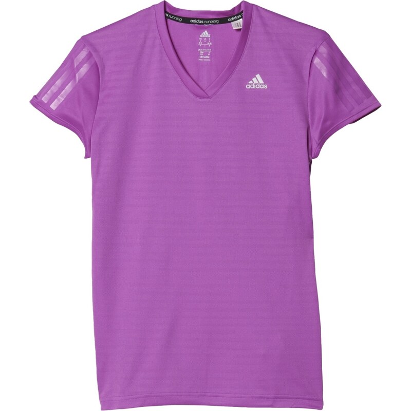 adidas Běžecké tričko Response fialová XS