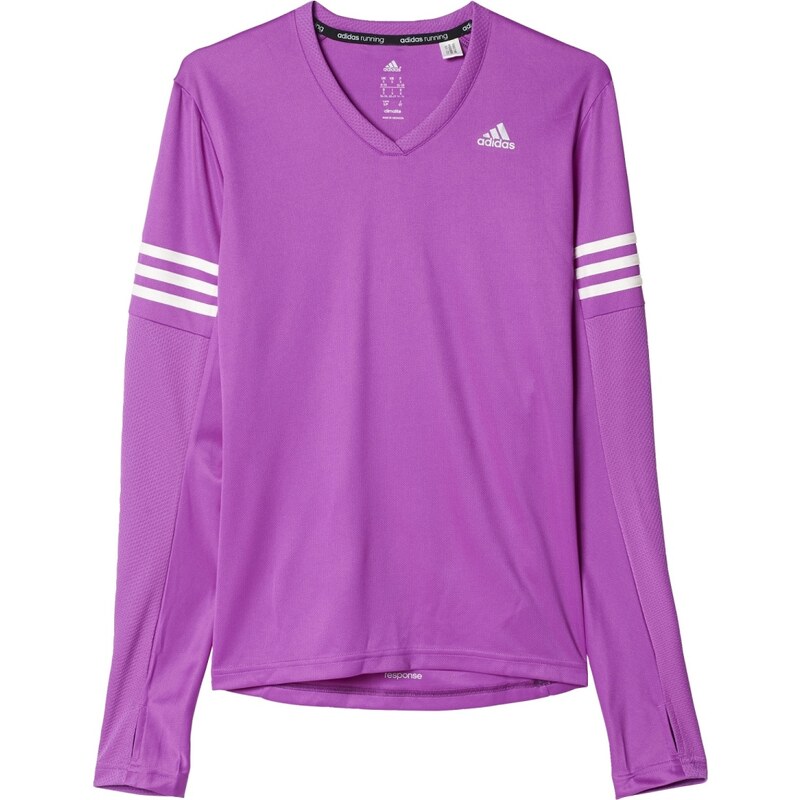 Dámské tričko adidas Response L/S Tee W fialová