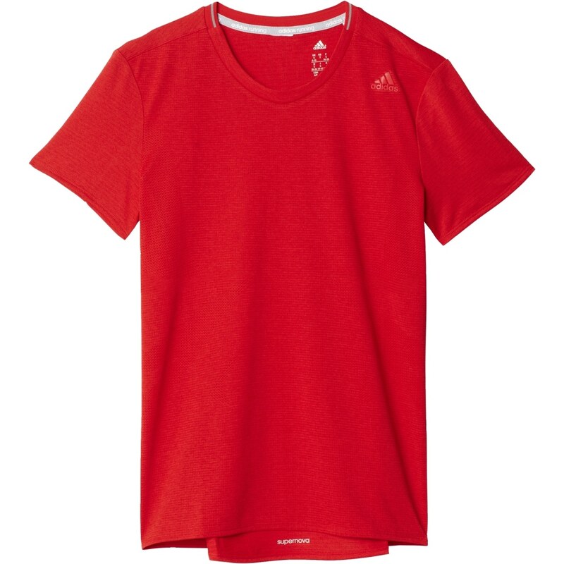 Dámské tričko adidas Supernova Short Sleeve Tee W červená