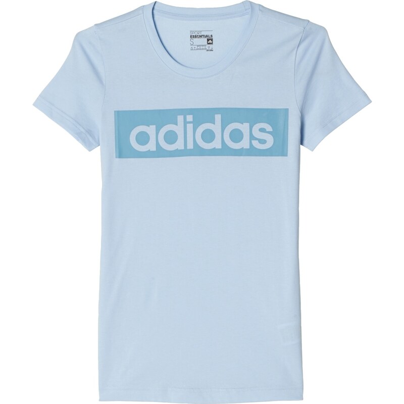 Dámské tričko adidas Essentials Linear Tee modrá