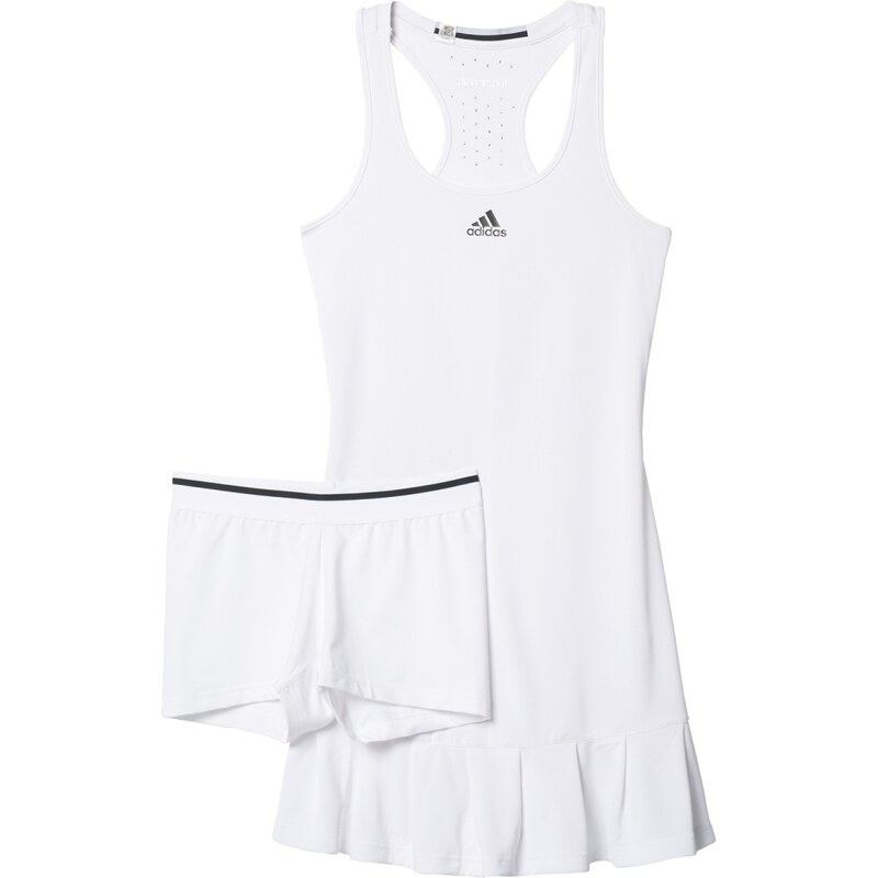 Dámské šaty adidas Uncontrol Climachill Dress bílá