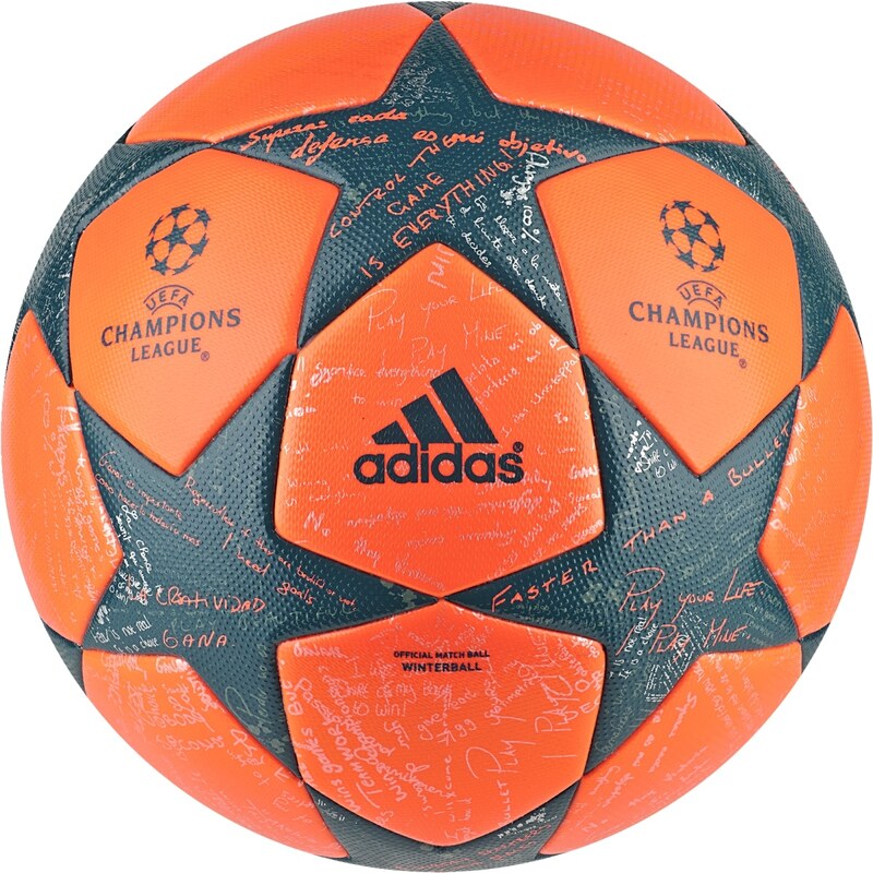 adidas Zápasový fotbalový míč oranžová 5