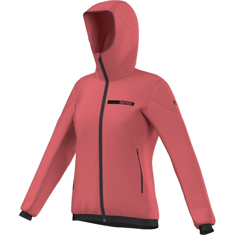 Dámská bunda adidas Terrex Flex Hooded Jacket růžová