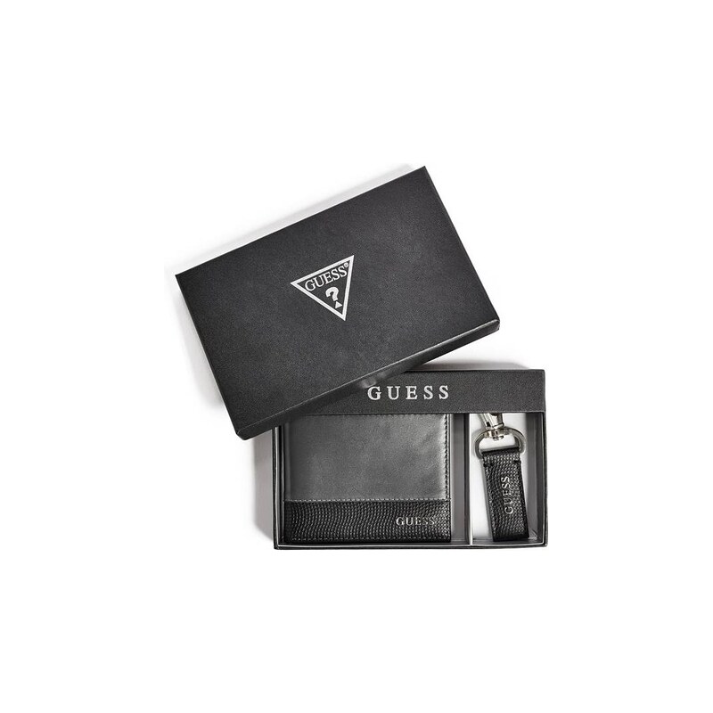 Guess dárkový set Rocco Wallet and Keychain