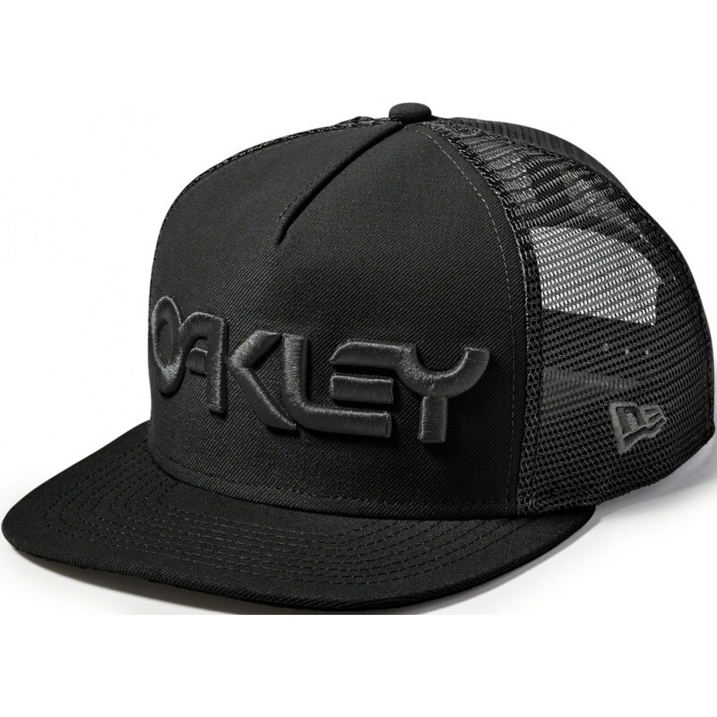 Oakley Oakley Fp Trucker Mesh Snapback Adjustable Fit Hats jet black