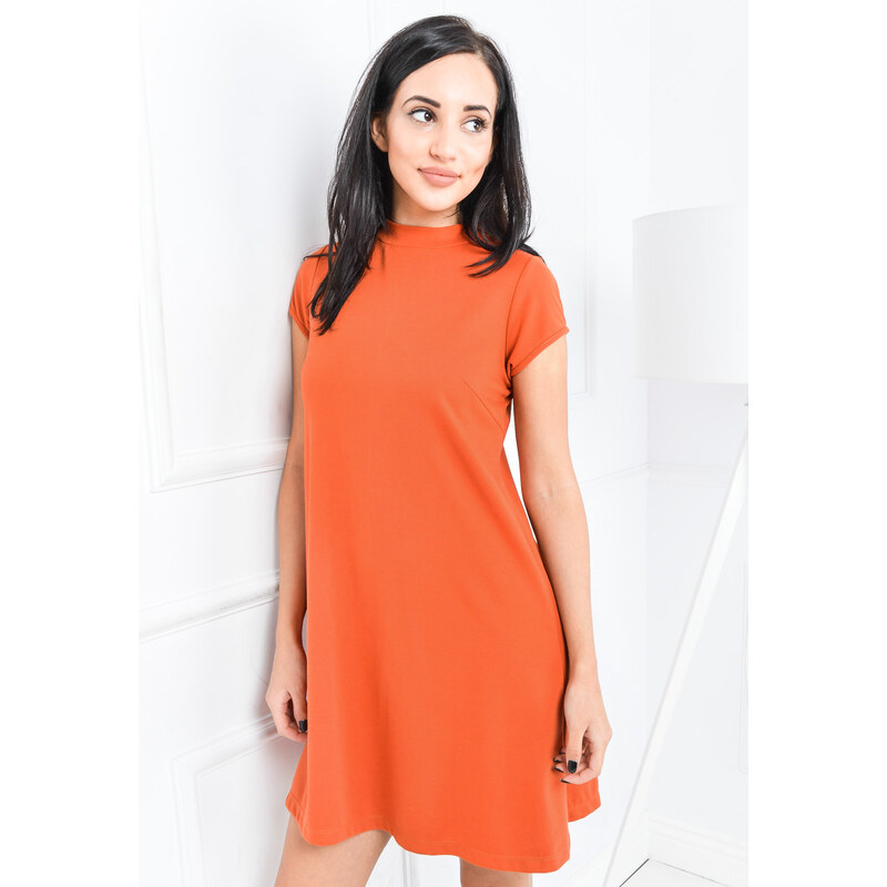 Oranžové šaty - 84297