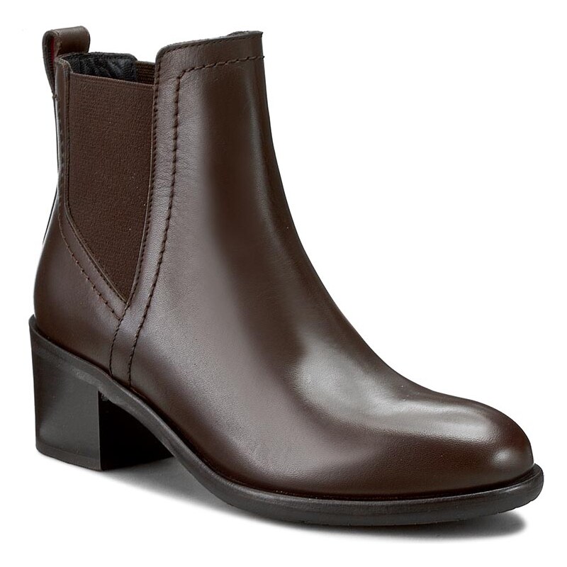 Kotníková obuv s elastickým prvkem TOMMY HILFIGER - New Parson 5A FW56821546 Coffee 211