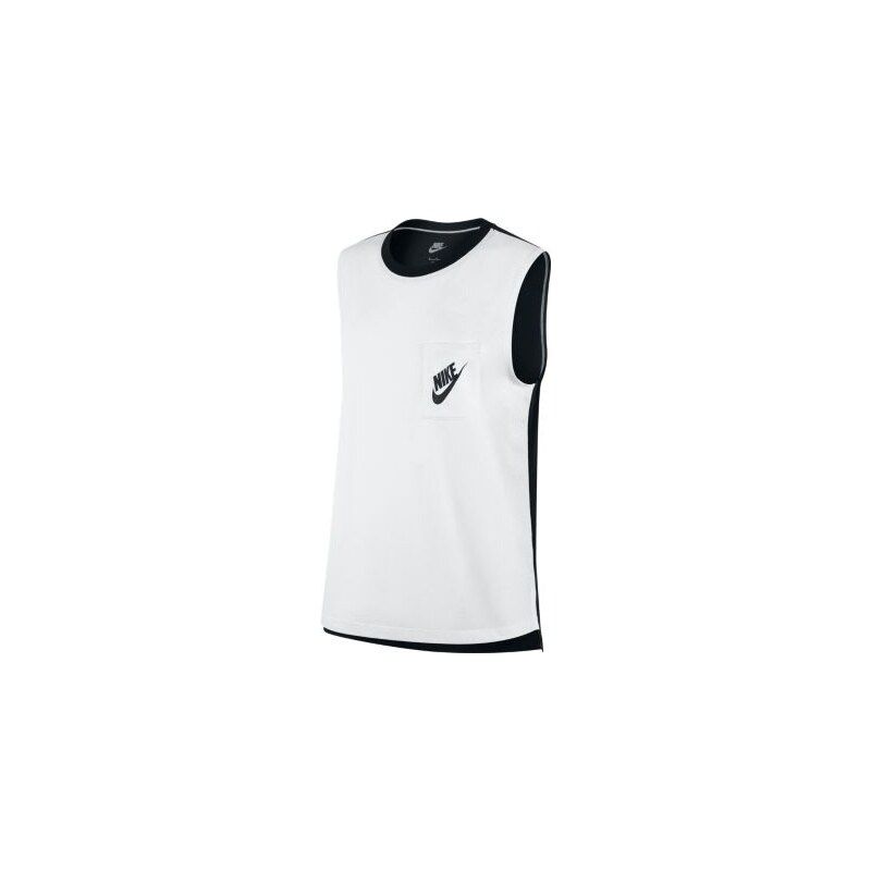 Bílé dámské tričko Nike Signal Muscle Tank 743970-100