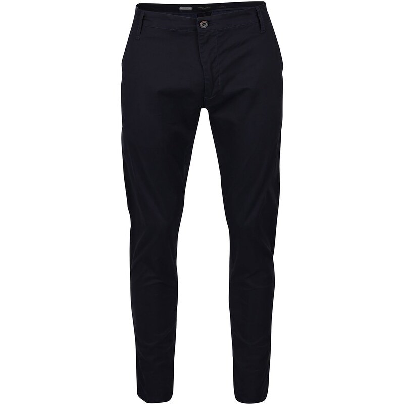 Casual Friday by Blend Modré slim-fit chino kalhoty Casual Friday