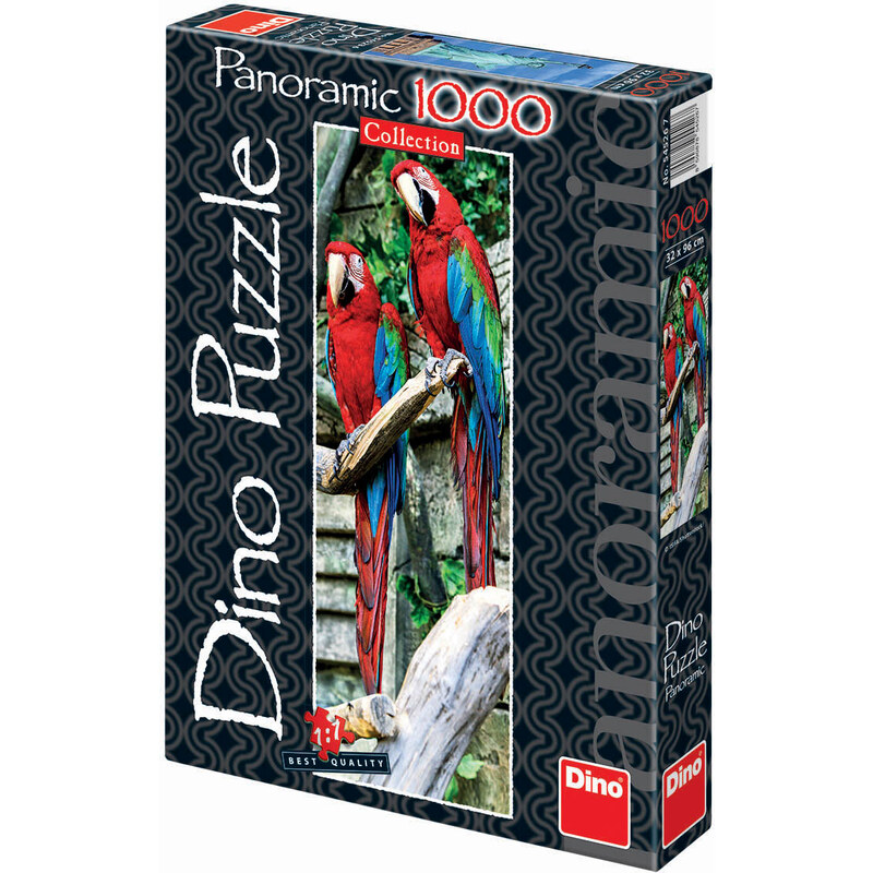 Dino Puzzle Papoušci 1000 dílků