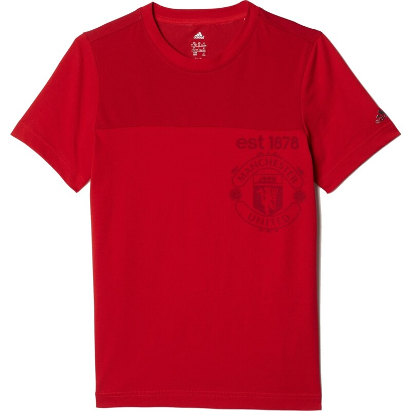 Dětské tričko adidas Football Club Mufc Tee červená