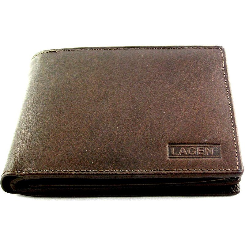 Pánská peněženka Lagen - tmavě hnědá