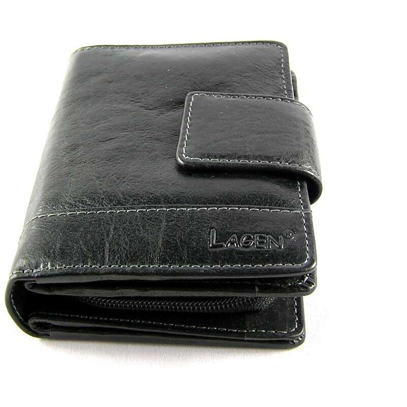 Kožená peněženka Lagen - černá