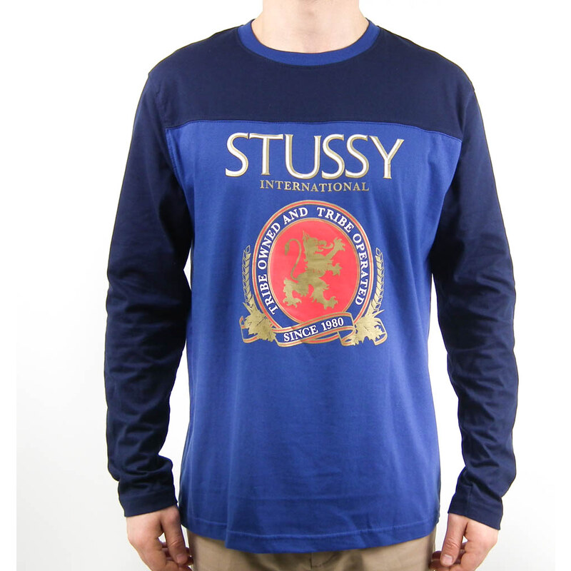 Stussy Beer League L/SL Crew Blue